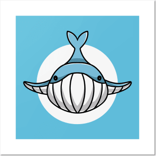 Cute Whale Posters and Art